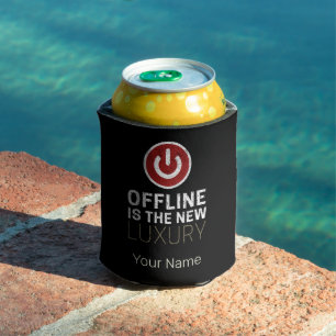 Offline ist die neue Luxus-Sprichwort Pause Vintag Dosenkühler