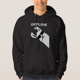 OFFLINE SPAß LAMA ALPAKA GAMER SPIELEN HOODIE