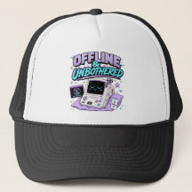 Offline und ungestört Retro Aufkleber