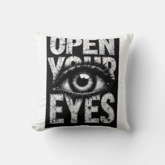 Öffne deine Augen Streetwear Grunge Auge  Kissen