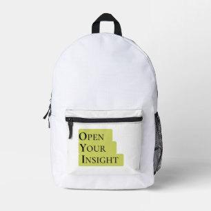 Öffne deine Einsicht   Inspirierender Hand-Rucksac Bedruckter Rucksack
