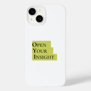 Öffne deine Einsicht Inspirierendes Minimalist-H Case-Mate iPhone 14 Hülle
