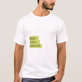 Öffne deine Einsicht – Minimalistisches, mutiges H T-Shirt