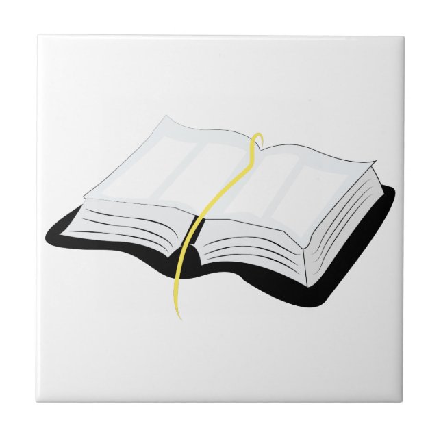 Öffnen Sie Bibel Fliese (Vorderseite)