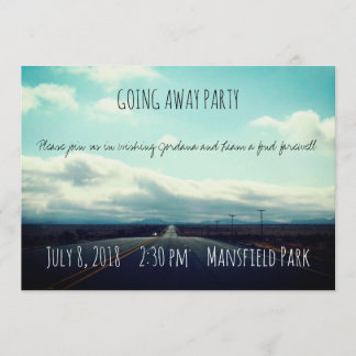 Öffnen Sie die Straße, die weg Party Einladung