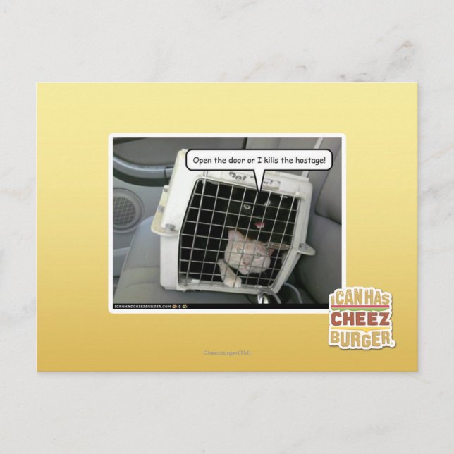 Öffnen Sie die Tür Postkarte (Vorderseite)