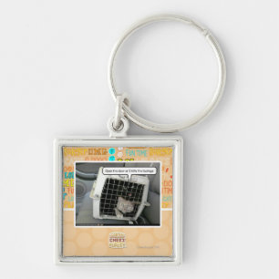 Öffnen Sie die Tür Schlüsselanhänger