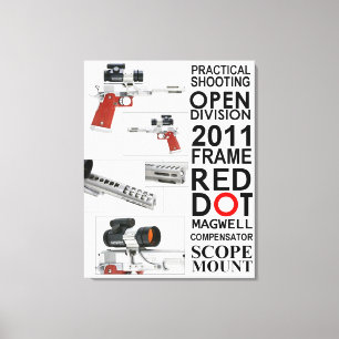 Öffnen Sie Gewehr Leinwanddruck