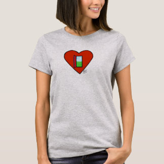 Öffnen Sie Herz-Shirt T-Shirt