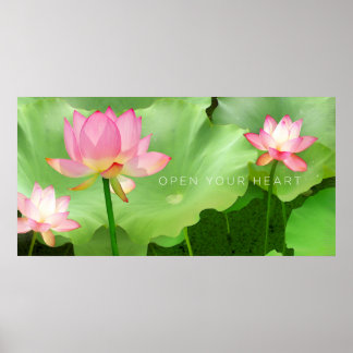 "Öffnen Sie Ihr Herz" Poster