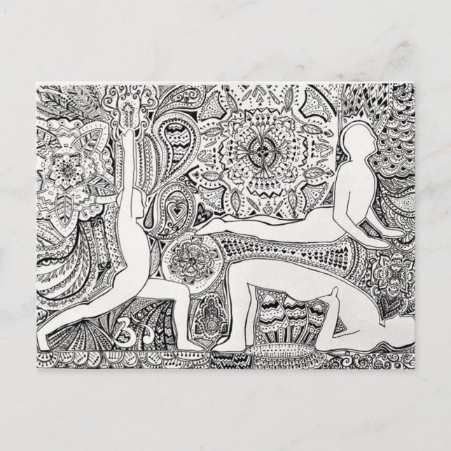 Öffnen Sie Ihr Herz Postkarte (Vorderseite)