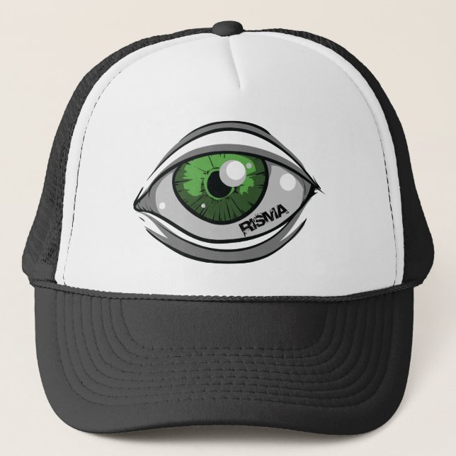 Öffnen Sie Ihr Risma Auge Truckerkappe (Vorderseite)