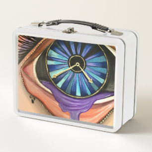 Öffnen Sie Ihre Augen Metall Brotdose