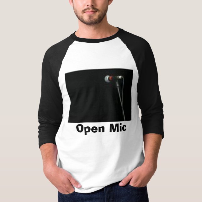 Öffnen Sie Mic T-Shirt (Vorderseite)