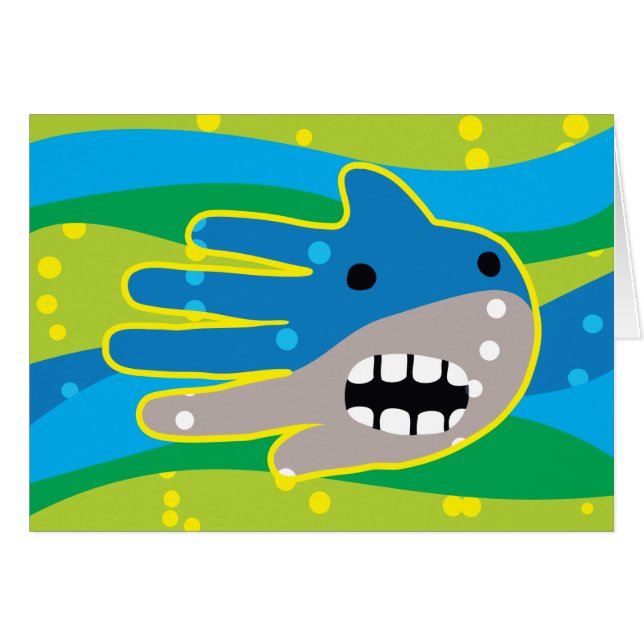 Öffnen Sie Mund-Haifisch (Vorderseite (Horizontal))