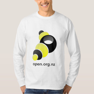 Öffnen Sie Neuseeland mit Website T-Shirt