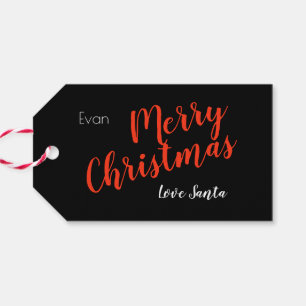 Öffnen Sie nicht bis Weihnachten, Frostiges Schnee Geschenkanhänger