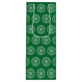 Öffnen Sie nicht bis zu grünen Weihnachten Geschenktüte Für Weinflaschen