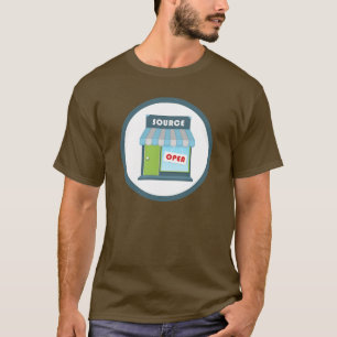 Öffnen Sie QuellAbzeichen T-Shirt