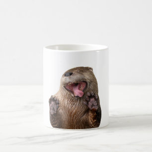 Öffnen Sie sich weit! Otter-Tasse Tasse