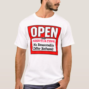 ÖFFNEN Sie sich zur Verhandlung T-Shirt