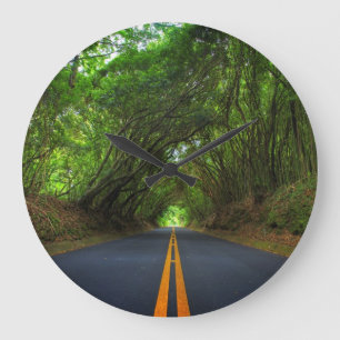 öffnen Sie Straßennaturuhr Große Wanduhr