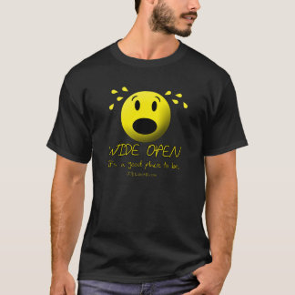 Öffnen Sie weit Motorrad-Dunkelheits-T-Shirt T-Shirt