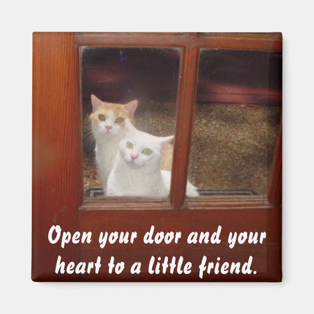 Öffnet das Herz Magnet (Vorne)