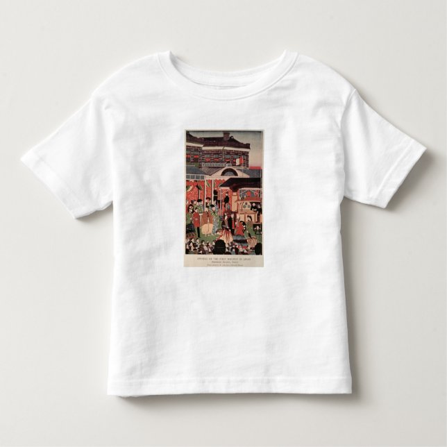 Öffnung der ersten Eisenbahn in Japan Kleinkind T-shirt (Vorderseite)