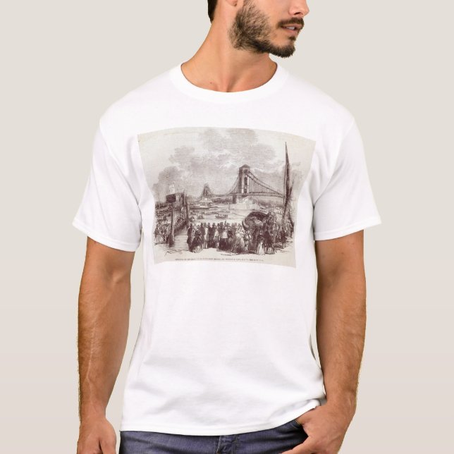 Öffnung der Hungerford Hängebrücke T-Shirt (Vorderseite)