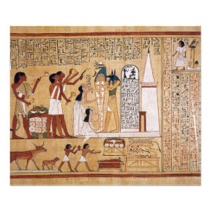 Öffnung des Mund-Zeremonie-Buches der Toten Fotodruck