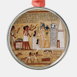 Öffnung des Mund-Zeremonie-Buches der Toten Ornament Aus Metall