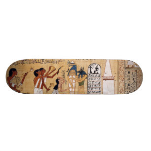 Öffnung des Mund-Zeremonie-Buches der Toten Skateboard