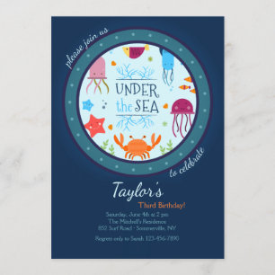 Öffnung zur Seeeinladung Einladung