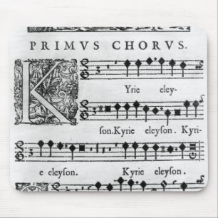 Öffnungsseite der Masse für doppelten Chor Mousepad