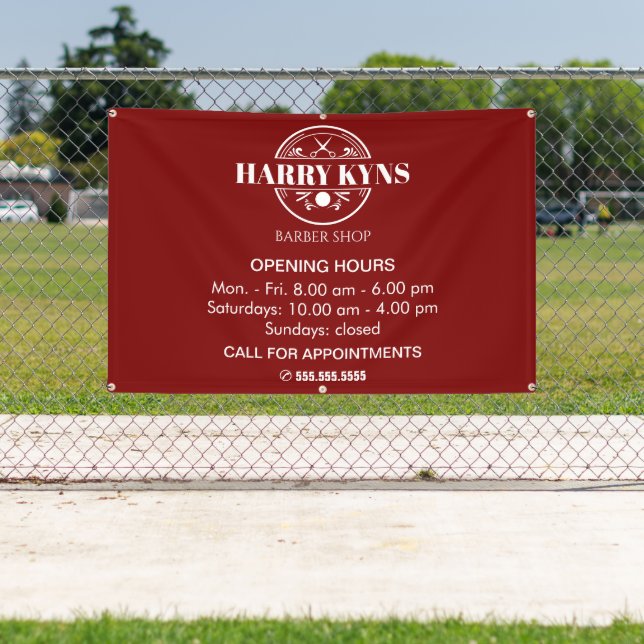 Öffnungszeiten des Friseursalons Banner (InSitu)