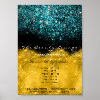Öffnungszeiten Gold Schwarz-weiß Confetti Aquamari