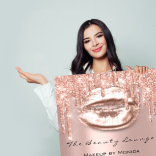 Öffnungszeiten Lippen Makeup Salon Rose Drips Spar Poster
