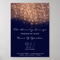 Öffnungszeiten Schönheit Makeup Studio Kupfer Navy