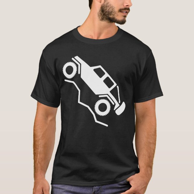 Offroad 4wd Rock Crawling Logo T-Shirt (Vorderseite)