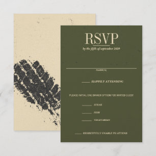 Offroad Canyon Couple Food Choices RSVP Karte