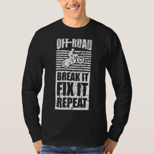 Offroad Off Road Mountain Wüste Trail Dirt Race F T-Shirt