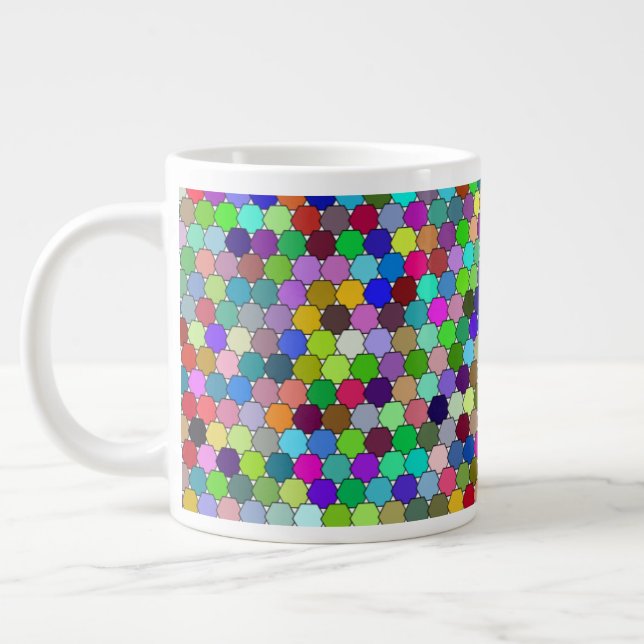 Offset Hexagons 20oz Tasse (Links)