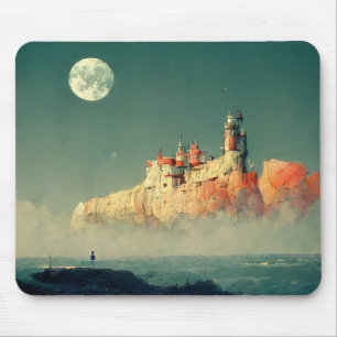 Offshore Citadel Fantasy Sci-Fi Mousepad