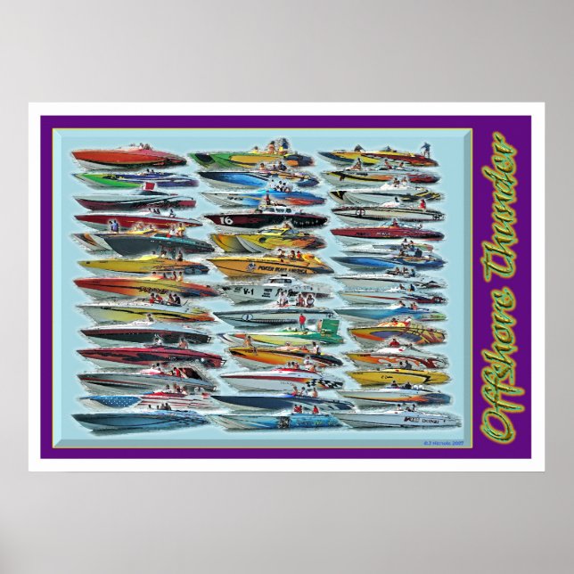 Offshore-Donner Poster (Vorne)