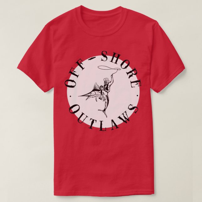 OffShore Outlaws Aufkleber T-Shirt (Design vorne)
