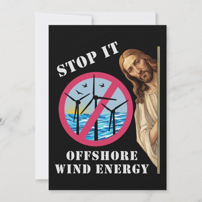 Offshore-Windenergie stoppen sie Jesus Einladung (Vorderseite)