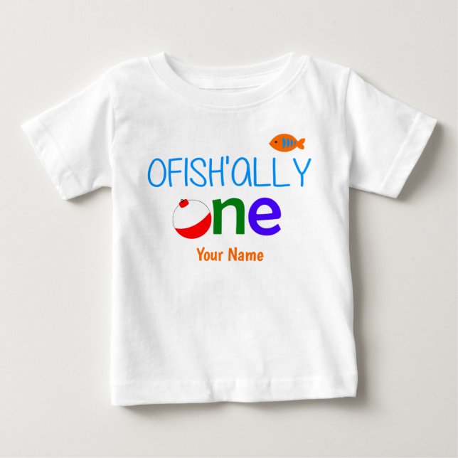 Ofishalal One Fish 1. Geburtstag Shirt (Vorderseite)