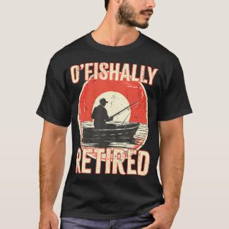 Ofishalal Remüde Shirt Fisherman Vater Men Retirem