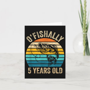 Ofishalhalle 5 Jahre Shirt 5. Geburtstag Vintager Karte